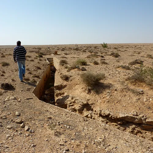 Italian trenches on the Tobruk perimeter