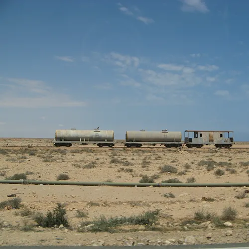 Near the Libya/ Egypt border