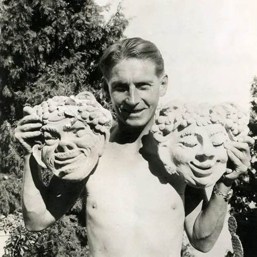 Douglas in Taormina, Sicily, 1943