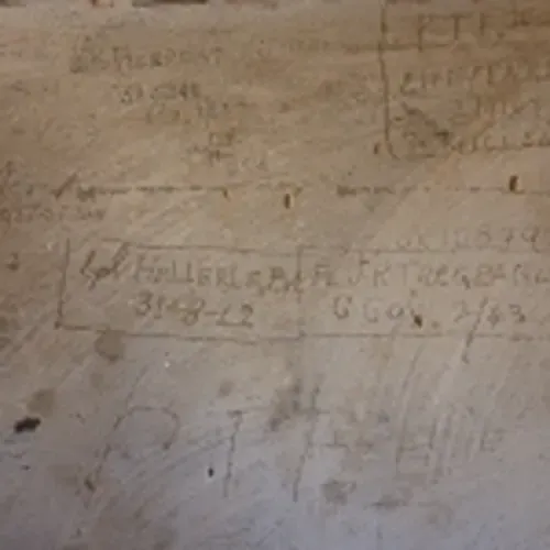 Graffiti Inside Defensive Position