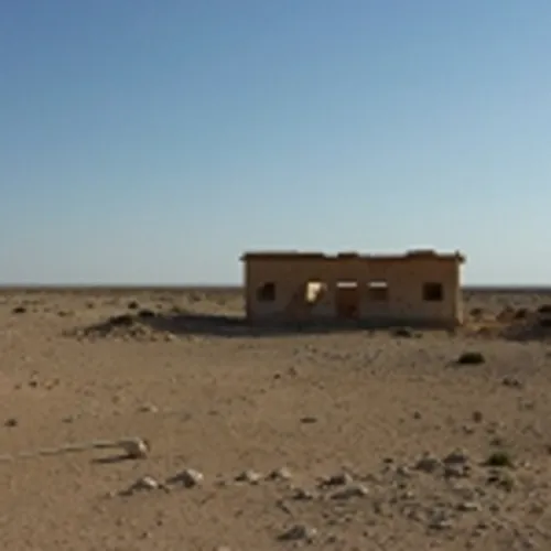 The front of the blockhouse