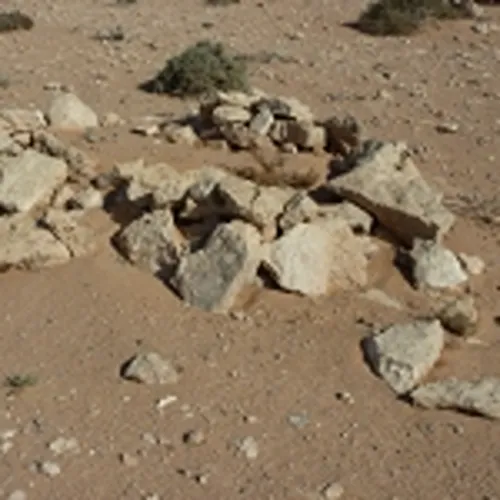 Close-up of some of the sangars.