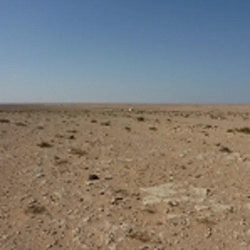 The mosque from the escarpment.