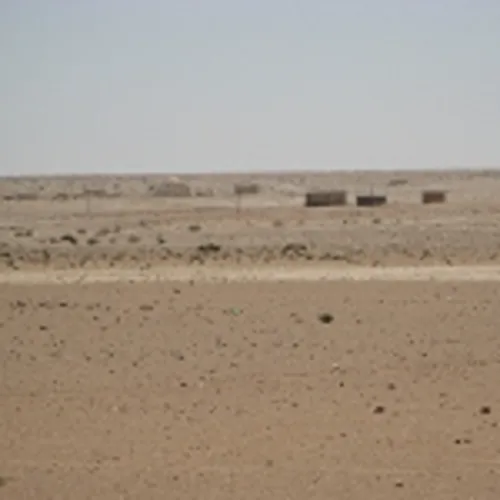 Looking back up towards the mosque from beside the Trigh Capuzzo.